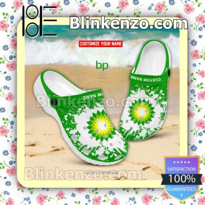 BP Logo Crocs Sandals