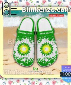 BP Logo Crocs Sandals a
