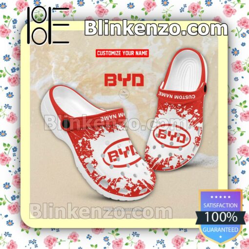 BYD Logo Crocs Sandals