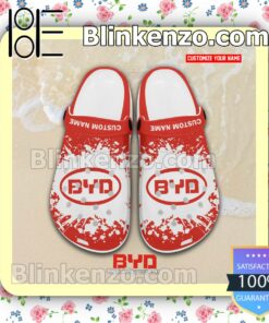 BYD Logo Crocs Sandals a