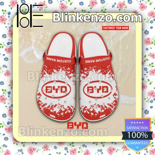 BYD Logo Crocs Sandals a