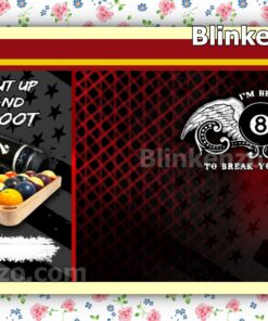 Clothing Billiard Shut Up And Shoot American Flag Personalized Gift Mug Cup