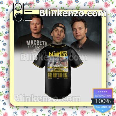 Blink 182 North American Tour 2023 Hip Hop Jerseys b