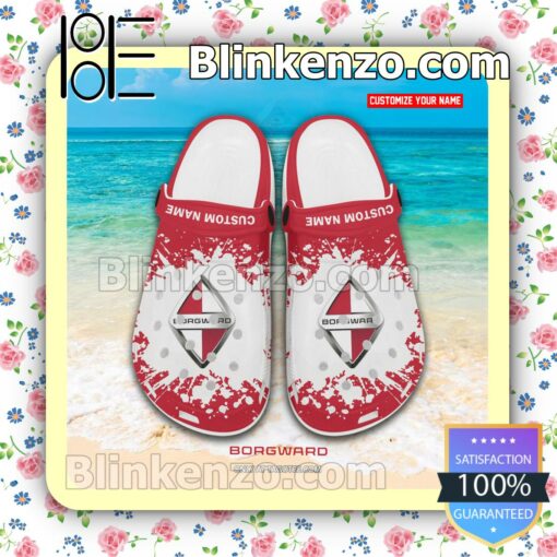 Borgward Logo Crocs Sandals a