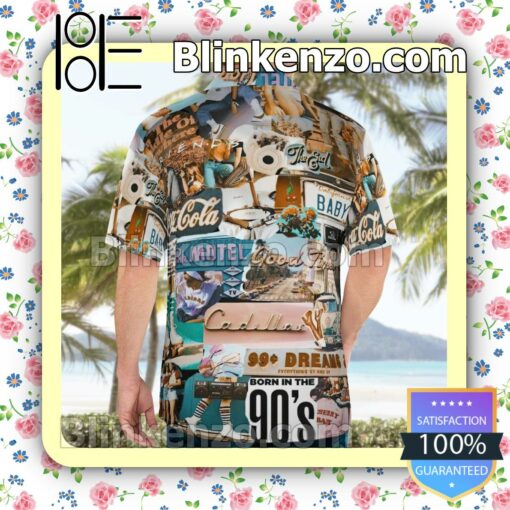 Born In The 90's Men Summer Shirt a