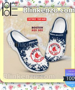Boston Red Sox Logo Crocs Sandals