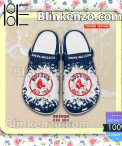 Boston Red Sox Logo Crocs Sandals a