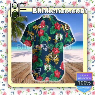 Boston Sport Teams Summer Aloha Shirts a