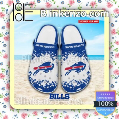 Buffalo Bills Logo Crocs Sandals a