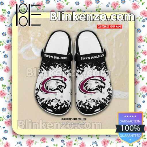 Chadron State College Personalized Crocs Sandals a