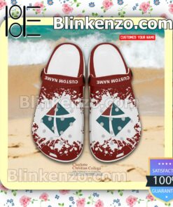 Charlotte Christian College and Theological Seminary Personalized Crocs Sandals a