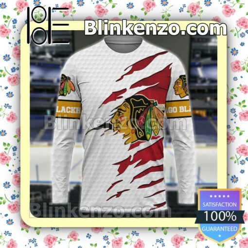 Wonderful Chicago Blackhawks NHL Logo Golf Polo Shirt