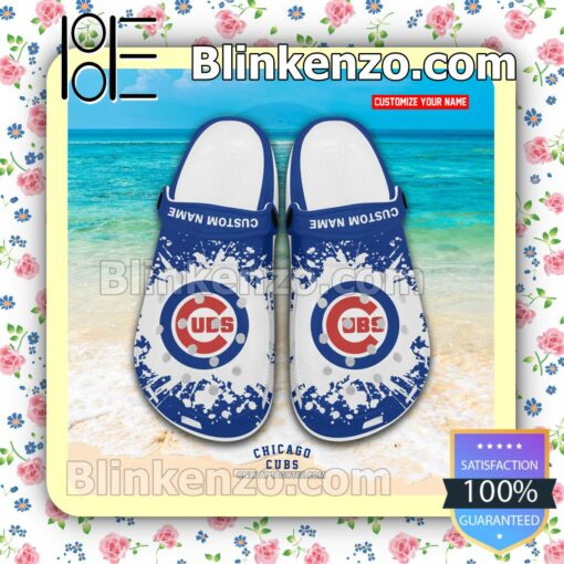 Chicago Cubs Logo Crocs Sandals a