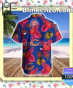 Chicago Sport Teams Summer Aloha Shirts a