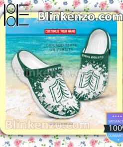 Chicago State University Personalized Crocs Sandals