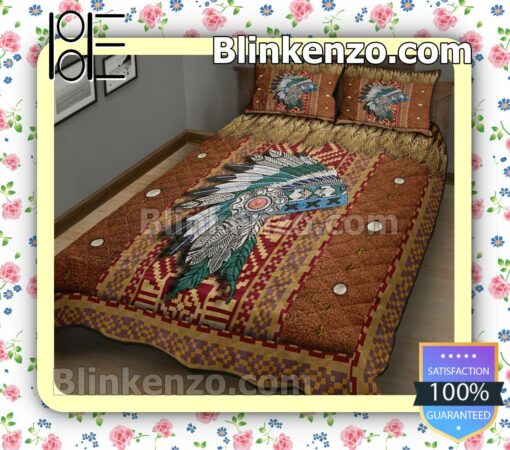 Chief Hat Native Bed Set Queen Full a