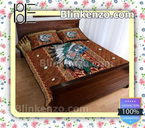 Chief Hat Native Bed Set Queen Full b