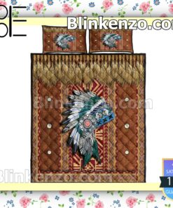 Chief Hat Native Bed Set Queen Full x