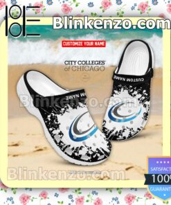 City Colleges of Chicago Personalized Crocs Sandals