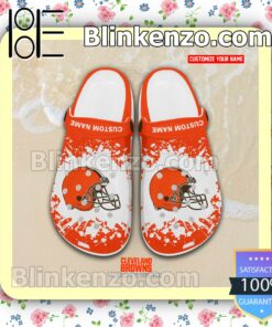 Cleveland Browns Logo Crocs Sandals a
