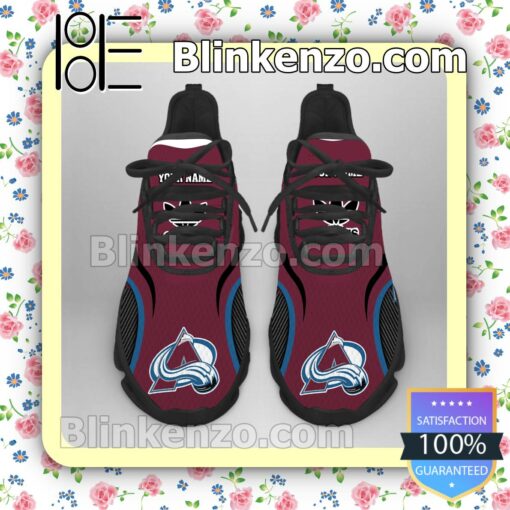 Hot Deal Colorado Avalanche Adidas Sports Shoes