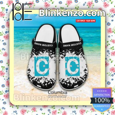 Columbia College Chicago Personalized Crocs Sandals a