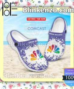 Comacast Logo Crocs Sandals