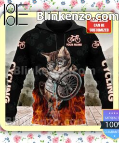 New Cycling Cat Personalized Pullover Jacket