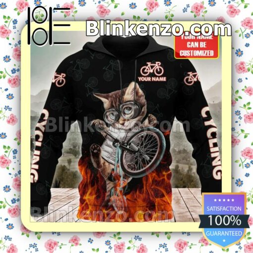 New Cycling Cat Personalized Pullover Jacket