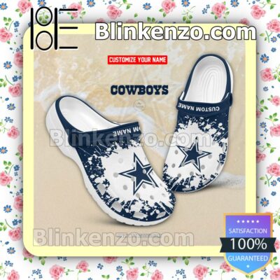 Dallas Cowboys Logo Crocs Sandals