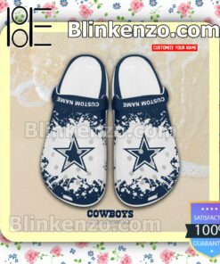 Dallas Cowboys Logo Crocs Sandals a