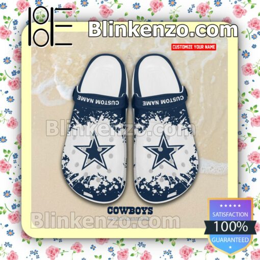 Dallas Cowboys Logo Crocs Sandals a