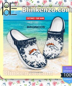 Denver Broncos Logo Crocs Sandals