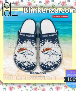 Denver Broncos Logo Crocs Sandals a