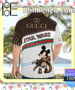Disney Mickey Star Wars Gucci Men Summer Shirt a