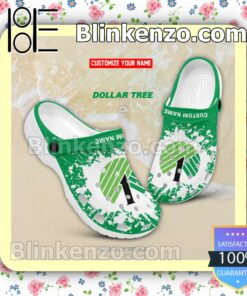 Dollar Tree Logo Crocs Sandals