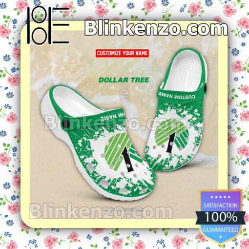 Dollar Tree Logo Crocs Sandals