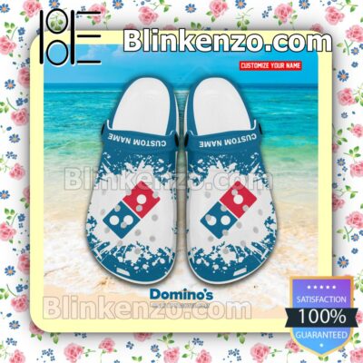 Domino's Pizza Logo Crocs Sandals a