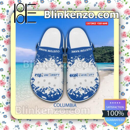 ECPI University-Columbia Logo Crocs Sandals a