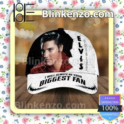 Elvis Presley I Will Always Be Your Biggest Fan Adjustable Hats