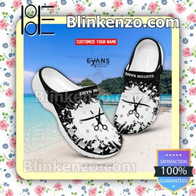 Evans Hairstyling College Personalized Crocs Sandals