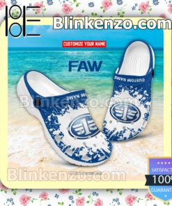 FAW Logo Crocs Sandals