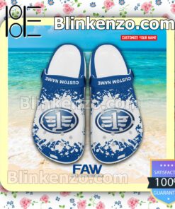FAW Logo Crocs Sandals a