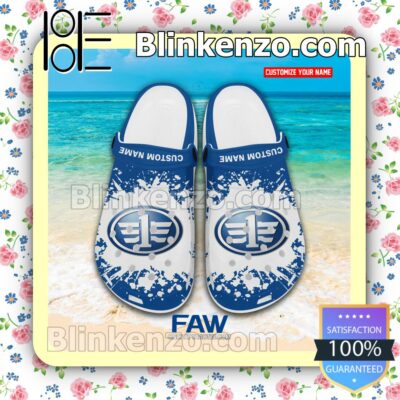 FAW Logo Crocs Sandals a