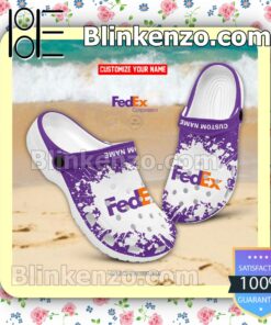 FedEx Corporation Logo Crocs Sandals