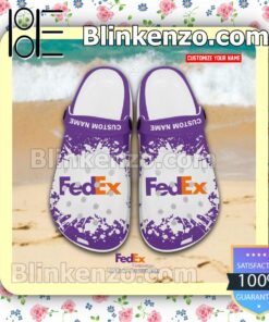 FedEx Corporation Logo Crocs Sandals a