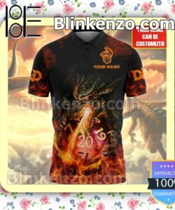 Fire Dungeon And Dragons Men Shirts