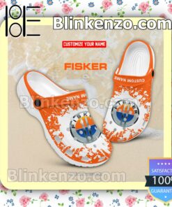 Fisker Logo Crocs Sandals