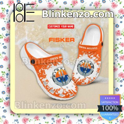 Fisker Logo Crocs Sandals