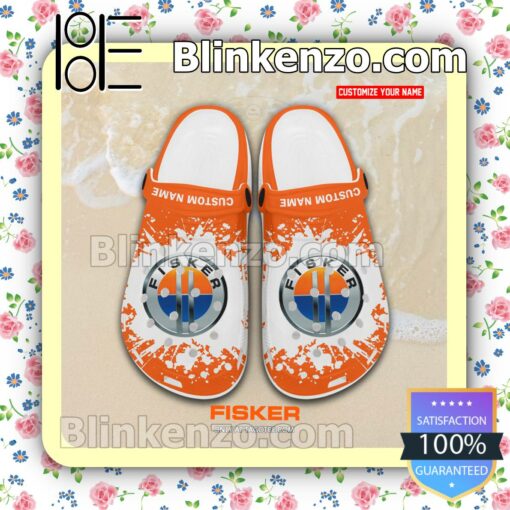 Fisker Logo Crocs Sandals a